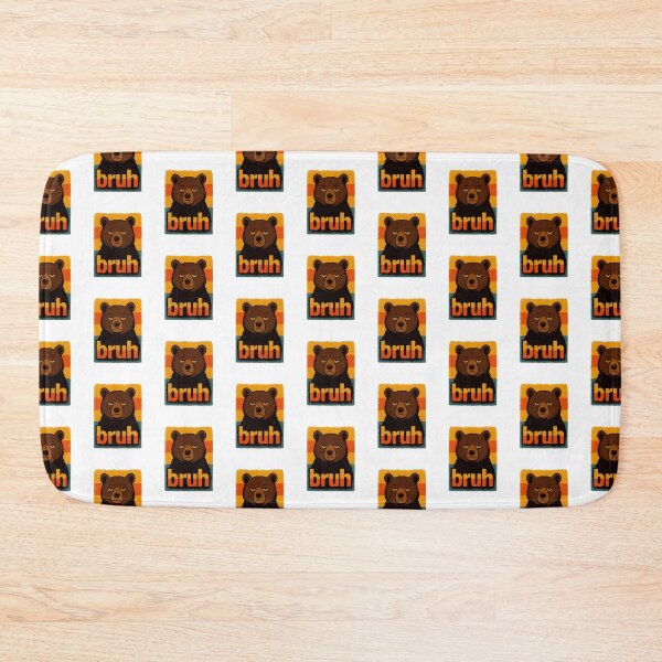 Item preview, Bruh Bear – Funny Grumpy Animal Chill Vibes  designed and sold by The Junto Shop.