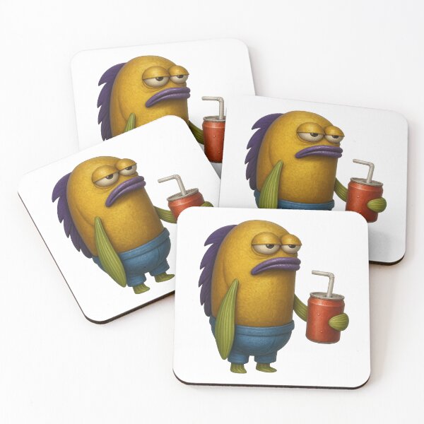 Item preview, Spongebob random fish Drinking soda designed and sold by DibujandoPorfa.