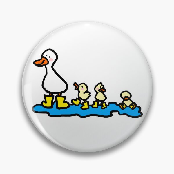 Item preview, duck family with rainboots designed and sold by AbbieTheSnail.