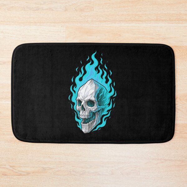 Item preview, Skull in Blue Flames  designed and sold by FarieArt.
