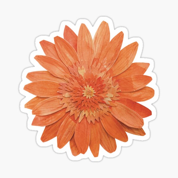 Item preview, Orange Daisy designed and sold by PIKUUNIKA-art.
