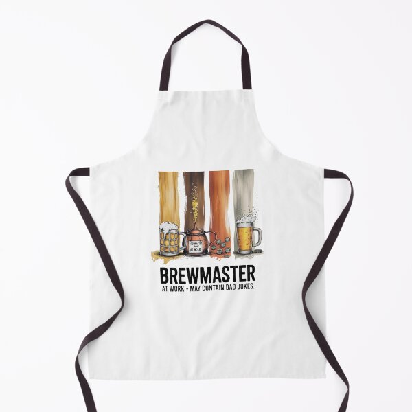 Item preview, Brewmaster at Work – Funny Homebrewing Dad Joke designed and sold by CuteDesignables.
