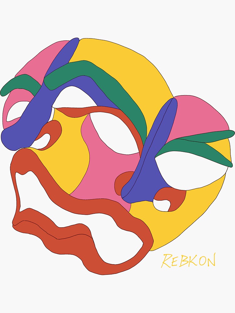 Thumbnail 3 of 3, Sticker, Colourblind designed and sold by RebKonDesign.
