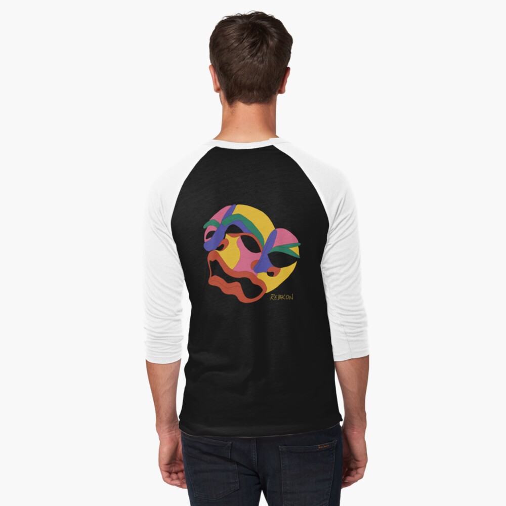 Item preview, Baseball ¾ Sleeve T-Shirt designed and sold by RebKonDesign.