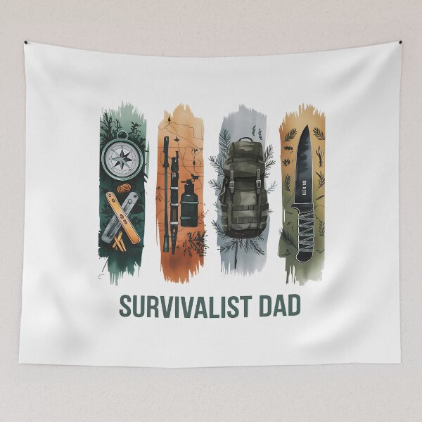 Item preview, Survivalist Dad T-Shirt – Funny Father’s Day Gift for Prepper Dads designed and sold by CuteDesignables.