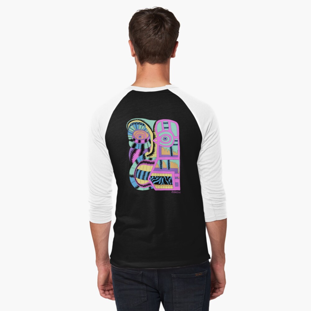 Item preview, Baseball ¾ Sleeve T-Shirt designed and sold by RebKonDesign.