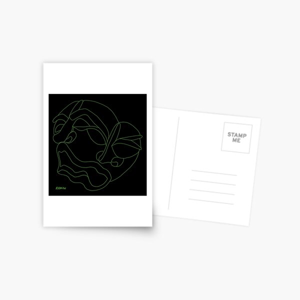 Two-Faced Postcard