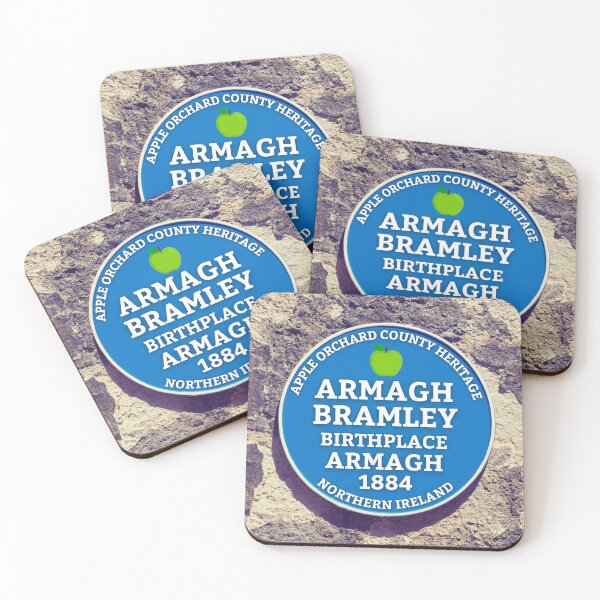 Item preview, Blue Plaque - Birthplace of the Armagh Bramely Apple. designed and sold by MPC-Mince-Pies.