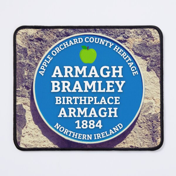 Item preview, Blue Plaque - Birthplace of the Armagh Bramely Apple. designed and sold by MPC-Mince-Pies.