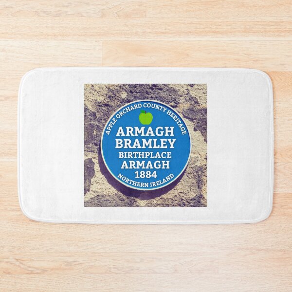 Artikelvorschau, Blaue Plakette – Geburtsort des Armagh Bramely-Apfels. entworfen und verkauft von MPC-Mince-Pies.