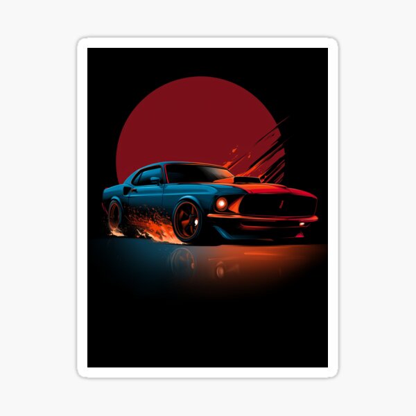 Item preview, American Muscle: Classic Cars in Action designed and sold by DriveInDesign.