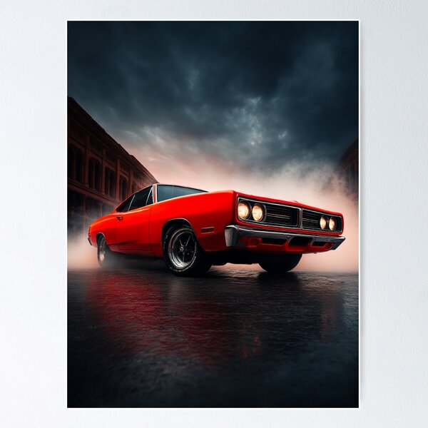 Artikelvorschau, American Muscle: Klassische Autos in Aktion entworfen und verkauft von DriveInDesign.
