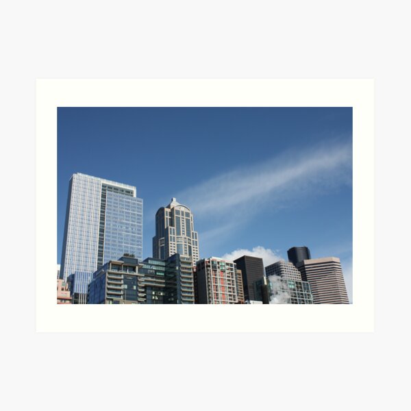 Seattle Skyline Art Print