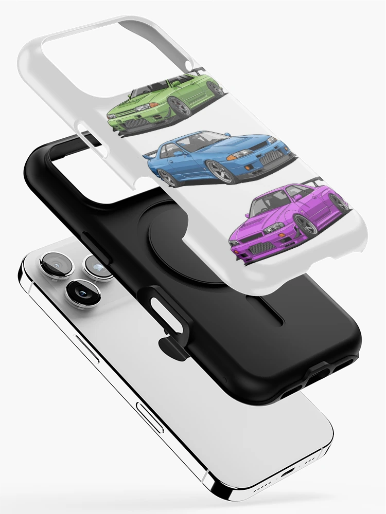Thumbnail 2 of 4, iPhone Case, Skyline Generations – R32 / R33 / R34 JDM Legends designed and sold by OnlyJDMshop.