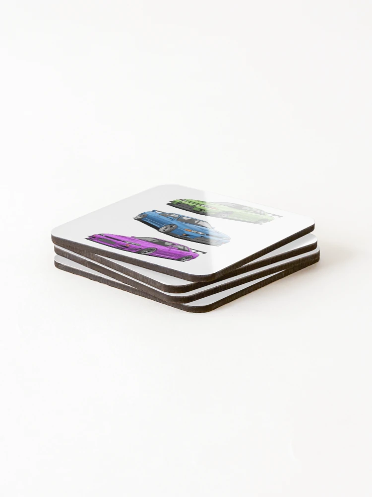 Thumbnail 4 of 5, Coasters (Set of 4), Skyline Generations – R32 / R33 / R34 JDM Legends designed and sold by OnlyJDMshop.