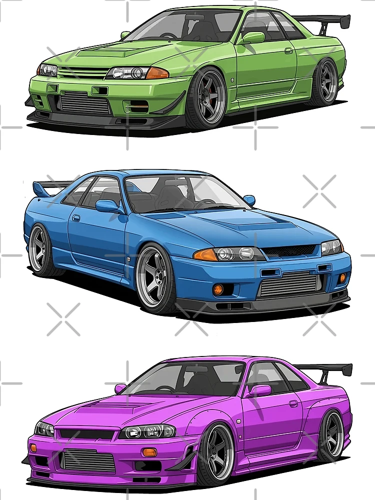 Thumbnail 3 of 3, Scarf, Skyline Generations – R32 / R33 / R34 JDM Legends designed and sold by OnlyJDMshop.