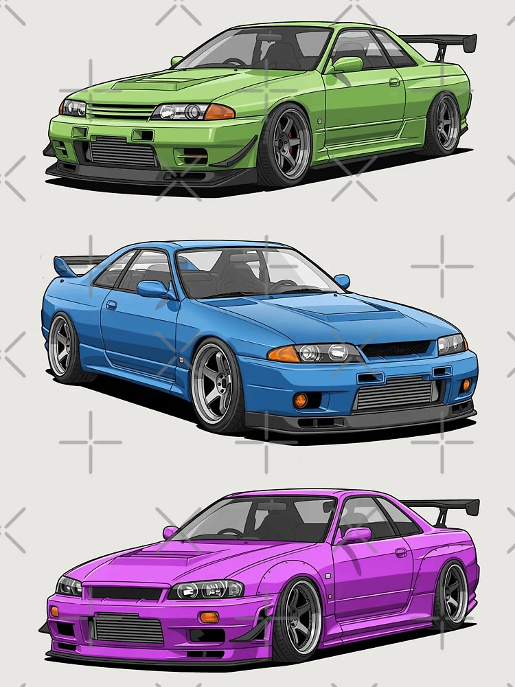 Thumbnail 6 of 6, Premium Oversized Sweatshirt, Skyline Generations – R32 / R33 / R34 JDM Legends designed and sold by OnlyJDMshop.