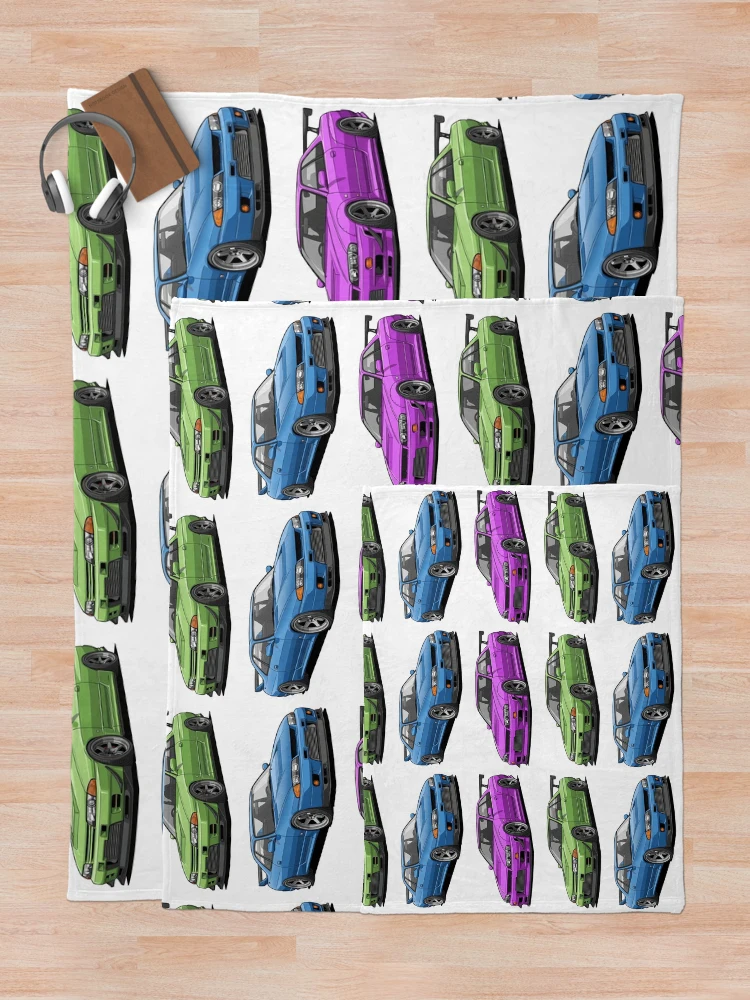 Thumbnail 5 of 6, Throw Blanket, Skyline Generations – R32 / R33 / R34 JDM Legends designed and sold by OnlyJDMshop.