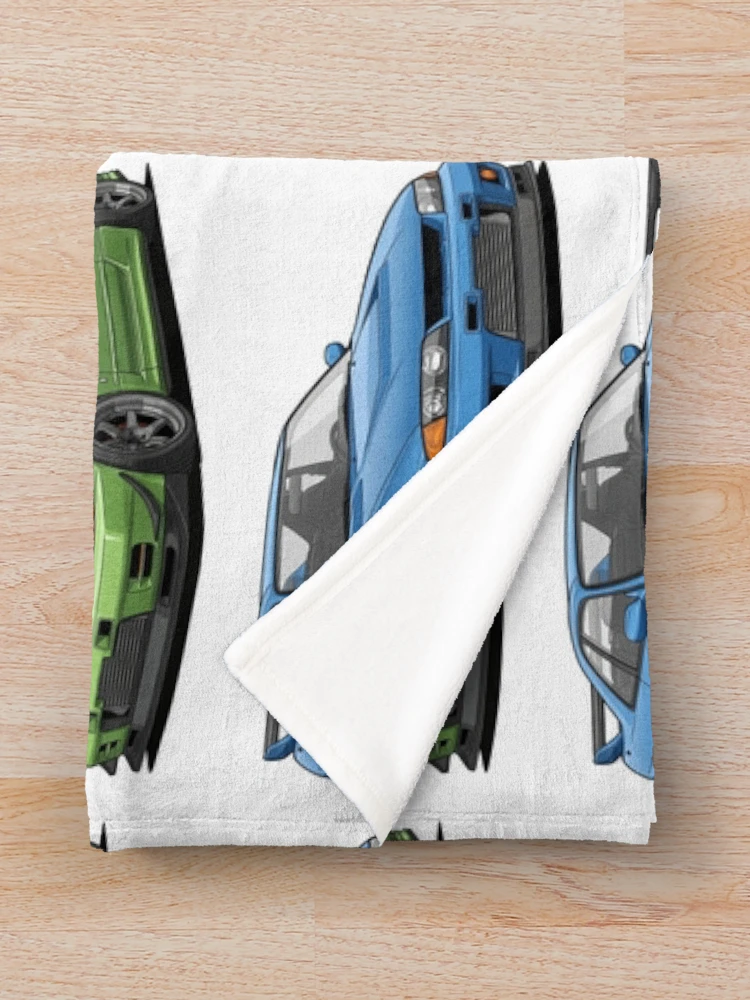 Thumbnail 3 of 6, Throw Blanket, Skyline Generations – R32 / R33 / R34 JDM Legends designed and sold by OnlyJDMshop.