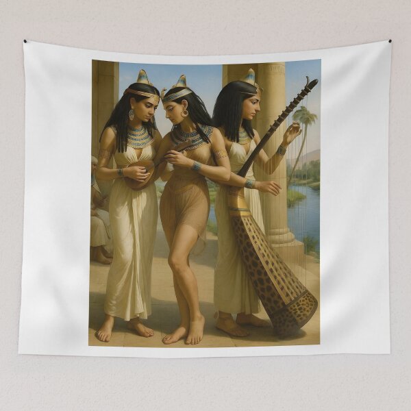 Item preview, Musicians of ancient Egypt designed and sold by TuyaArts.