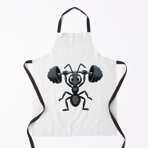 Item preview, Tiny but Mighty – When Strength Defies Size Ant Lifting Barbell Design designed and sold by Opalook.
