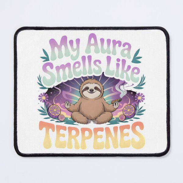 Item preview, My Aura Smells Like Terpenes – Funny Weed Culture T-Shirt designed and sold by T3goods.