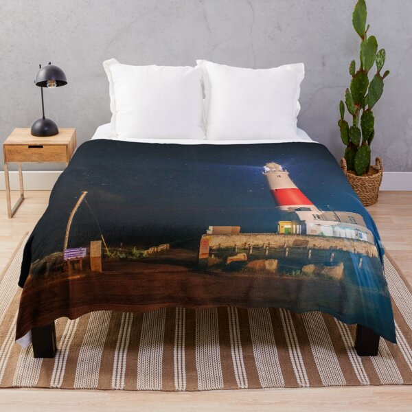 Item preview, The Starry Night Behind Portland Bill Lighthouse designed and sold by Aham Photos.