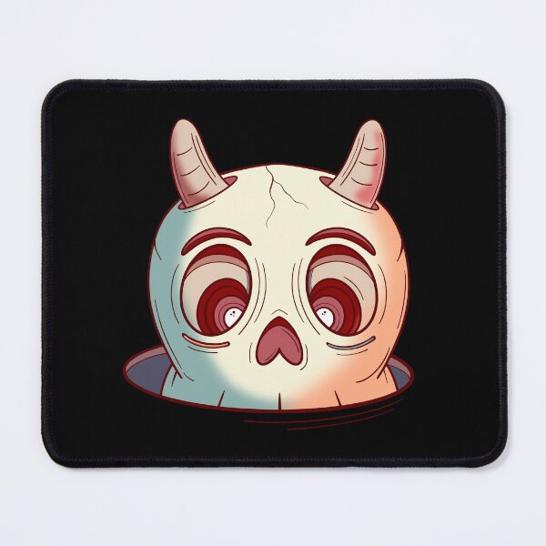 Item preview, Horned ghost peeking out of a hole designed and sold by DaveDanchuk.