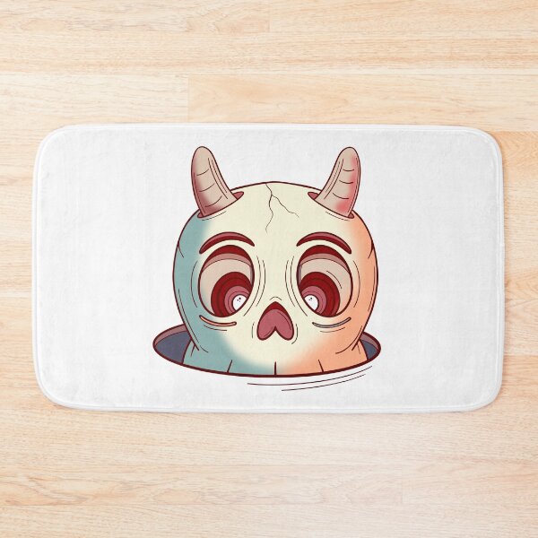 Item preview, Horned ghost peeking out of a hole designed and sold by DaveDanchuk.