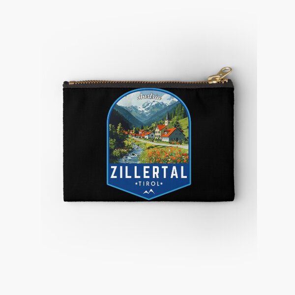 Item preview, Zillertal, Tirol in the Austrian Alps Travel Art Emblem designed and sold by MaateoDesign.
