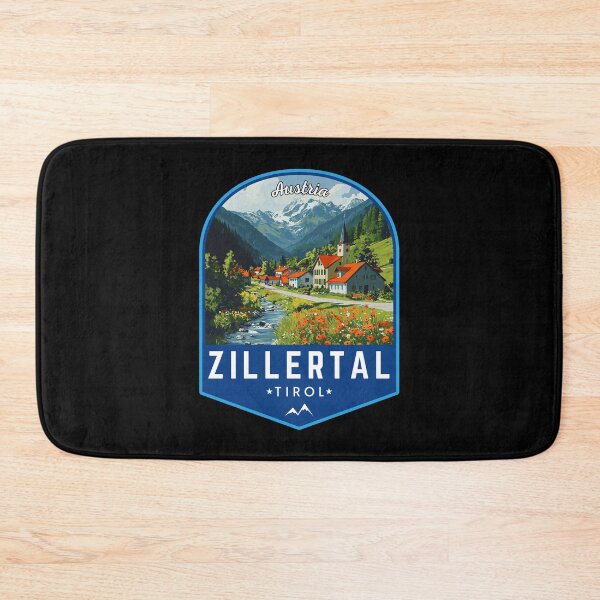 Item preview, Zillertal, Tirol in the Austrian Alps Travel Art Emblem designed and sold by MaateoDesign.