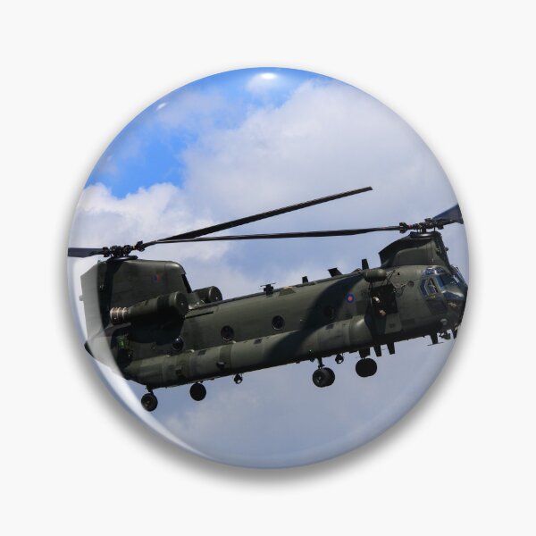 Item preview, Chinook Flying Past Clouds designed and sold by Aham Photos.