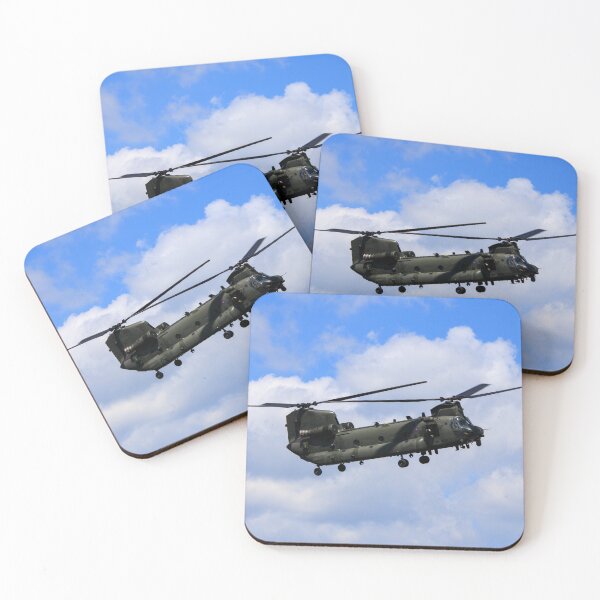 Item preview, Chinook Flying Past Clouds designed and sold by Aham Photos.