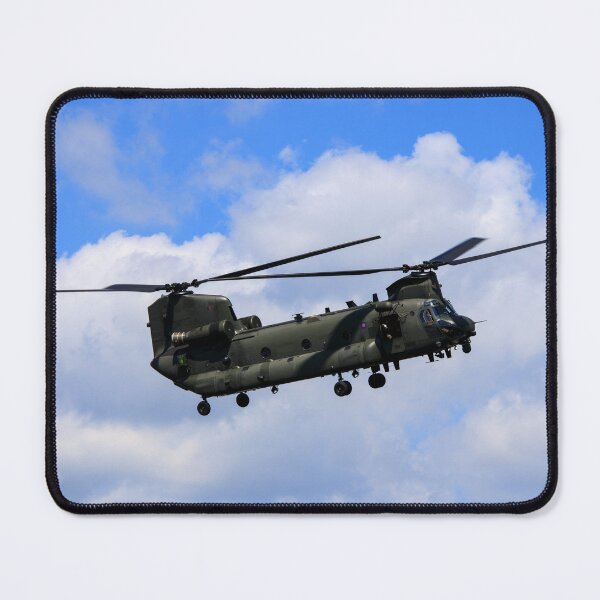 Item preview, Chinook Flying Past Clouds designed and sold by Aham Photos.