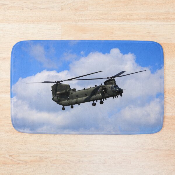 Item preview, Chinook Flying Past Clouds designed and sold by Aham Photos.