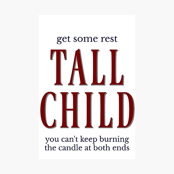 Tall Child Photographic Print