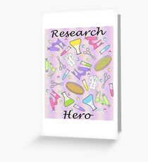 Medical Research Hero Greeting Card