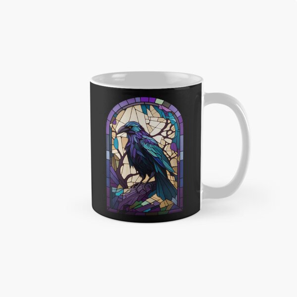 Item preview, Cuervo - Vidriera designed and sold by ShadowAndSlate.