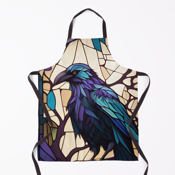 Item preview, Cuervo - Vidriera designed and sold by ShadowAndSlate.
