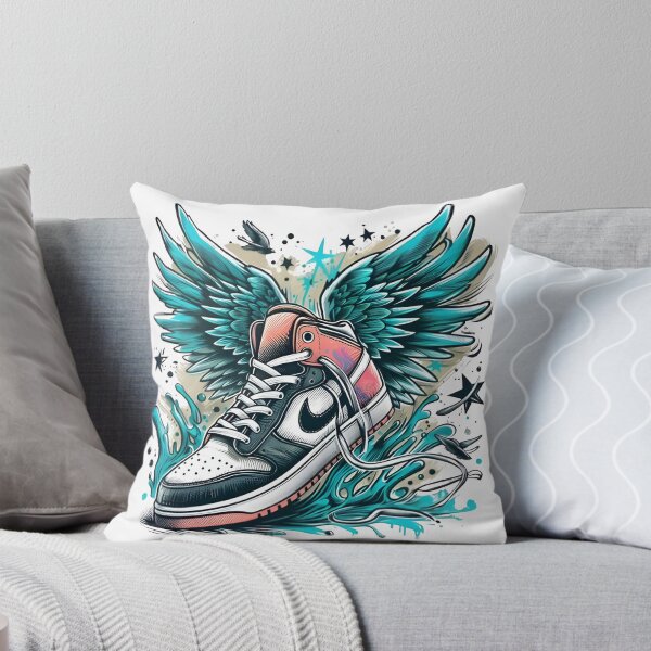 Item preview, winged Nike shoe designed and sold by StickerManiaBE.