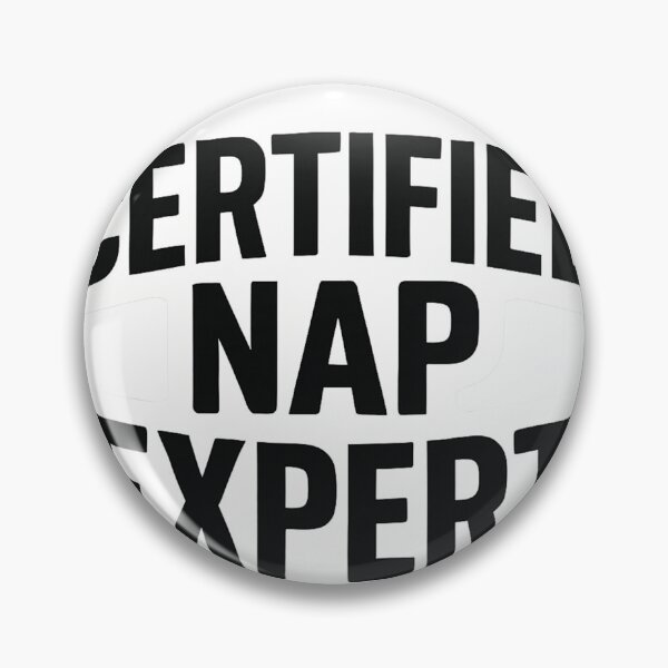 Item preview, Certified Nap Expert – Funny Sleepy Quote Sticker for Lazy Vibes designed and sold by Mestyle0.