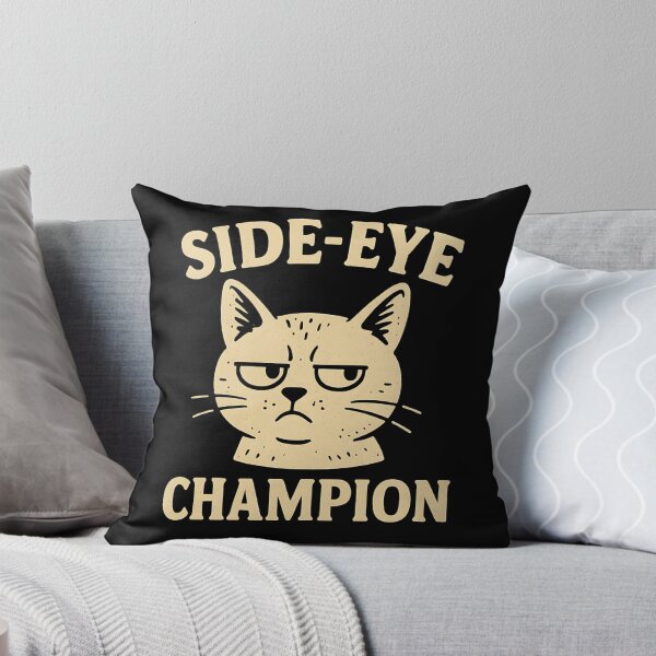 Item preview, Side-Eye Champion Funny Cat designed and sold by Ambient Mind Design.