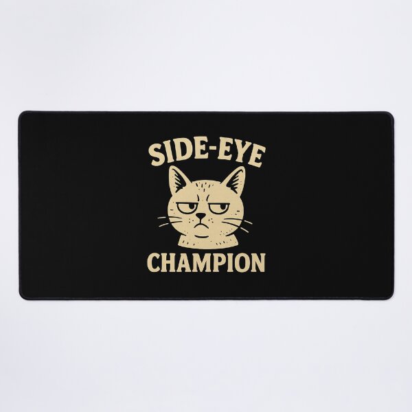 Item preview, Side-Eye Champion Funny Cat designed and sold by Ambient Mind Design.