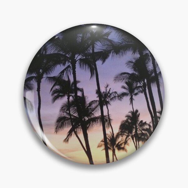 Item preview, Hawaii Palm Tree Beach Sunset Tropical Hawaiian Photo Art designed and sold by alohagiftbox.