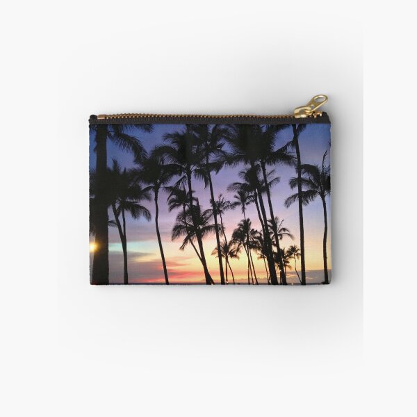 Item preview, Hawaii Palm Tree Beach Sunset Tropical Hawaiian Photo Art designed and sold by alohagiftbox.