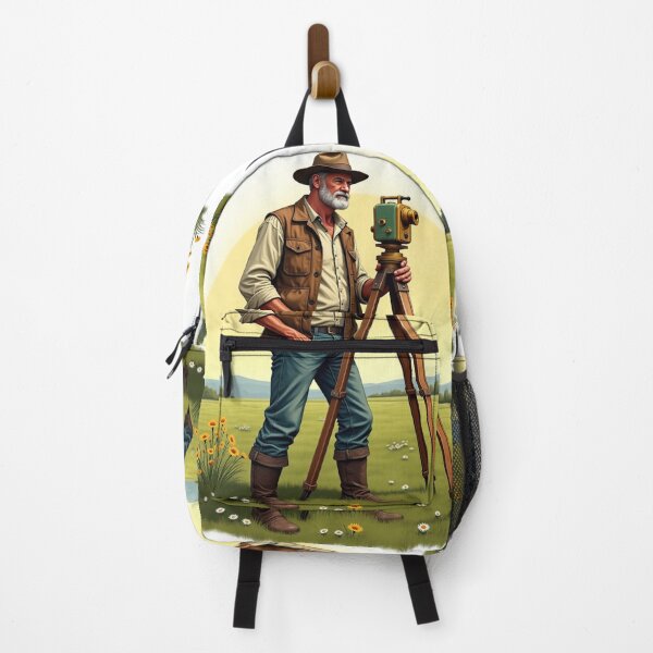 Item preview, Vintage Land Surveyor Illustration designed and sold by JDGeoShop.