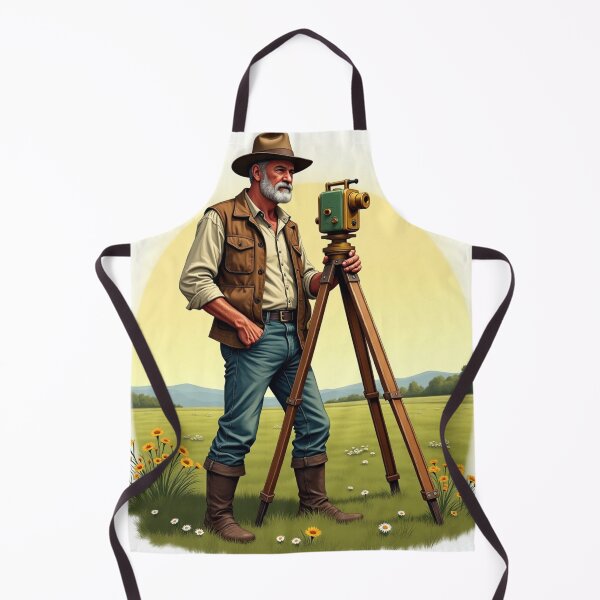 Item preview, Vintage Land Surveyor Illustration designed and sold by JDGeoShop.