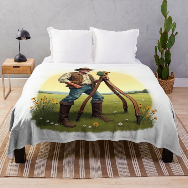 Item preview, Vintage Land Surveyor Illustration designed and sold by JDGeoShop.