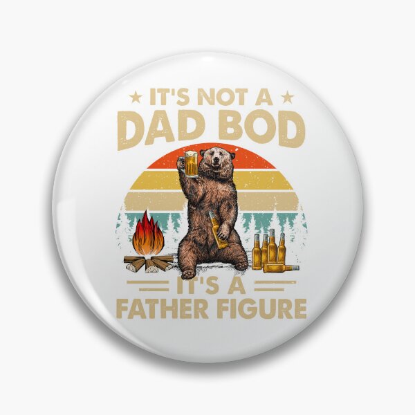 Item preview, It’s Not a Dad Bod – It’s a Father Figure Funny Bear designed and sold by UNIGRAPHIX.