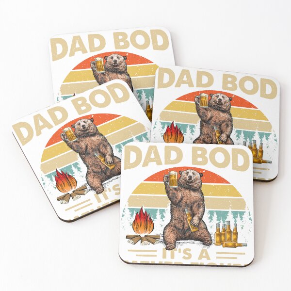 Item preview, It’s Not a Dad Bod – It’s a Father Figure Funny Bear designed and sold by UNIGRAPHIX.